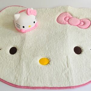 Hello Kitty Bank & Large Plush Bath Mat 33" wide x 27"tall